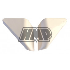 Tampas laterais FAMEL ZUNDAPP XF 17 / Z2 / Z3 branco / TRIANGULAR - HP